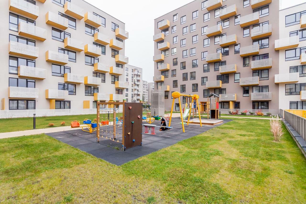 Apartments Vilnius 1 Near Center With A Roof Terrace And Parking Bagian luar foto