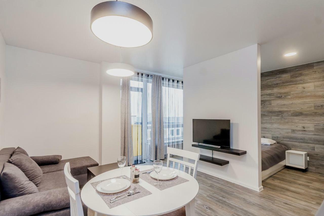 Apartments Vilnius 1 Near Center With A Roof Terrace And Parking Bagian luar foto