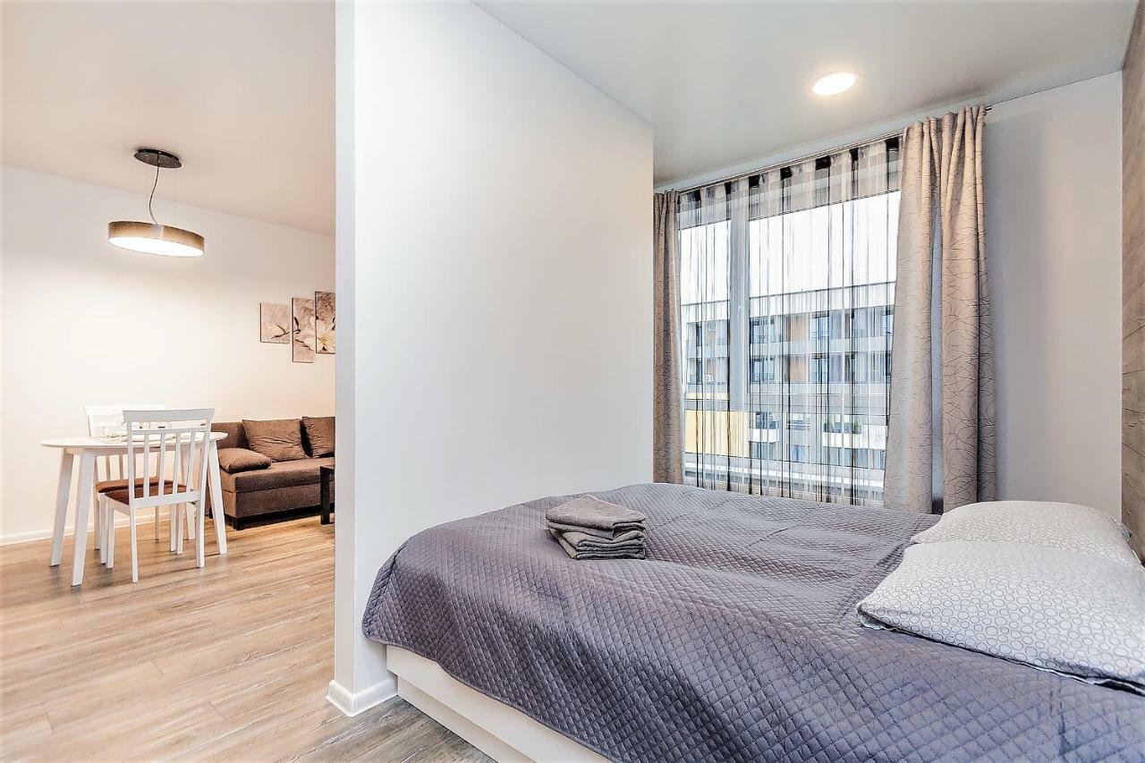 Apartments Vilnius 1 Near Center With A Roof Terrace And Parking Bagian luar foto