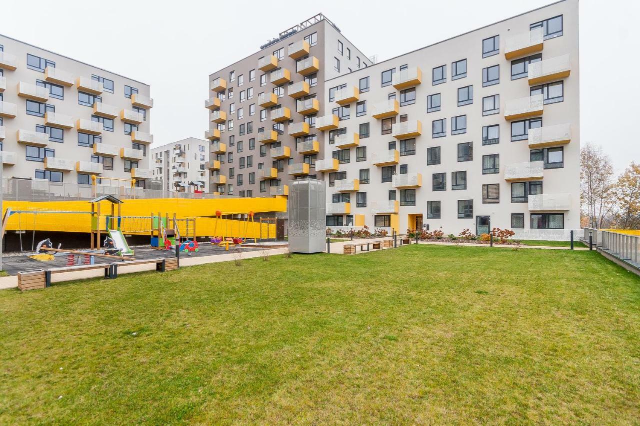 Apartments Vilnius 1 Near Center With A Roof Terrace And Parking Bagian luar foto